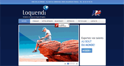 Desktop Screenshot of loquendi-formation.com